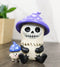 Furry Bones Whimsical Purple Kinoko Mushroom Skeleton Decor Figurine Furrybones