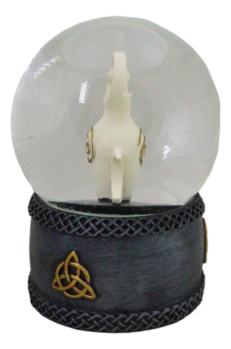 Neopagan Shaman Spiral Goddess Triple Moon Goddess Wicca Glitter Water Globe