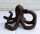 Cast Iron Nautical Sea Octopus Kraken Decorative Paperweight Figurine 5.25"L