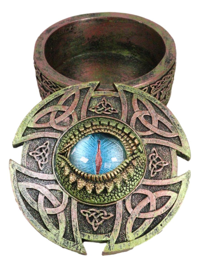 Eye Of The Dragon Celtic Sacred Knotwork Triskele Decorative Trinket Jewelry Box