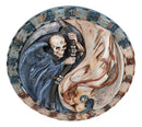 Gothic Grim Reaper of Darkness and Angel of Light Versus Doctrinus Wall Decor