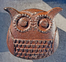 Cast Iron Whimsical Night Owl Small Decorative Jewelry Trinket Box Figurine