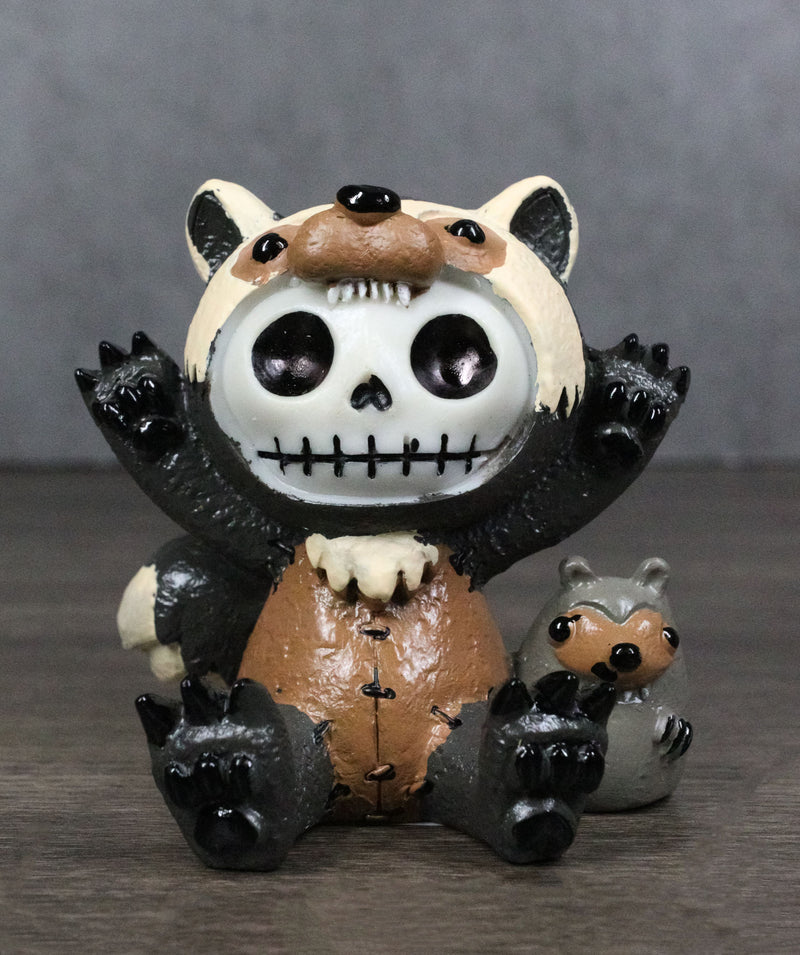 Furry Bones Hugh The Skunk Bear Wolverine Voodoo Skeleton Figurine Collectible