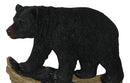 Large Rustic Western Wildlife Black Bear On Tree Branch Wall Sculpture 21"L