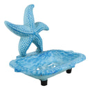 Cast Iron Marine Ocean Coastal Rustic Blue Starfish Sea Star Soap Dish Figurine