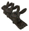 Cast Iron Whimsical 3 Bunny Rabbit Hares Multi Point Wall Coat Hooks Decor