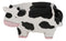 Whimsical Boxy Holstein Bovine Milk Cow Money Coin Savings Piggy Bank Figurine