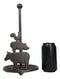 Cast Iron Rustic Farm Barn Animals Rooster Pig Cow Kitchen Paper Towel Holder