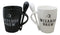 Set Of 2 Wicca Moons Black Witches And White Wizards Brew Cup Mugs And Spoons