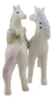 Ebros Kissing Unicorn and Pegasus Ceramic Magnetic Salt and Pepper Shakers Set