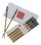 5 Pairs Of Imperial Hotel Peacock Rug Frank Wright Ridged Wooden Chopsticks Set