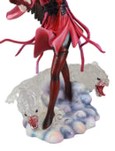 Air Elemental Magic Wizard Sorceress Bending The Wind With Hydra Spirits Statue