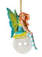 Green Clover Bubble Rider Fairy Hanging Ornament Amy Brown Holiday Collection