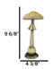 Enchanted Fairy Garden Yellow Pillar Toadstool Mushroom Home Decor Figurine