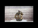 Rustic Western Wildlife Armored Armadillo Wire Hanging Birdhouse Bird Feeder