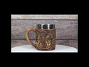 Celtic Horned God Herne Cernunnos With Antlers And Sacred Symbols Coffee Mug