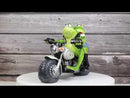 All American Biker Frogs Couple Taking Selfie On Chopper Motorcycle Figurine