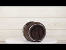 Rustic Western Wine Time Faux Wooden Vintage Barrel Toilet Paper Holder