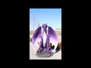 Dungeons And Dragons Giant North Star Purple Dragon at Rest Statue 4 .5Feet Tall