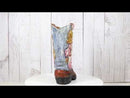 Rustic Western Mermaid Starfish And Sea Turtle Cowgirl Boot Utensils Flower Vase