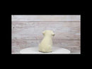 Realistic Lifelike Adorable Sitting Pug Dog Puppy Home Decor Figurine Pet Pal