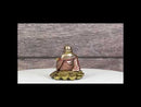 Bodhisattva Maitreya Buddha Ajita Holding Golden Nugget Mini 3" Tall Figurine