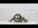 Faux Bronze Creepy Crawler Tarantula Arachnid Skulltula Spider Skull Figurine