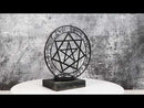 Wicca Occultic Angels and Demons Sacred Mystic Sigils Metal Votive Candle Holder