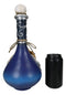 Witchcraft Skeleton Fingers And Skull Blue Decorative Potion Bottle Drink Me!