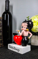 Blowing Kisses I Heart Love Betty Boop Word Art Sign Desktop Plaque Figurine