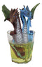 Drunken Spirit Cocktail Drink Gin And Tonic Dragon In Glass Shooter Figurine