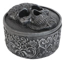 Day Of The Dead Secrets Of The Macabre Gothic Tooled Floral Skull Decorative Box