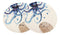 Nautical Marine Ocean Octopus Ceramic Salad Dessert Appetizer Plates Pack Of 2