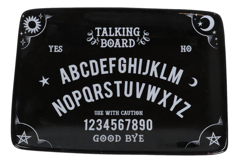 Ouija Talking Spirit Board Bone China Trinket Jewelry Dish Salad Appetizer Plate