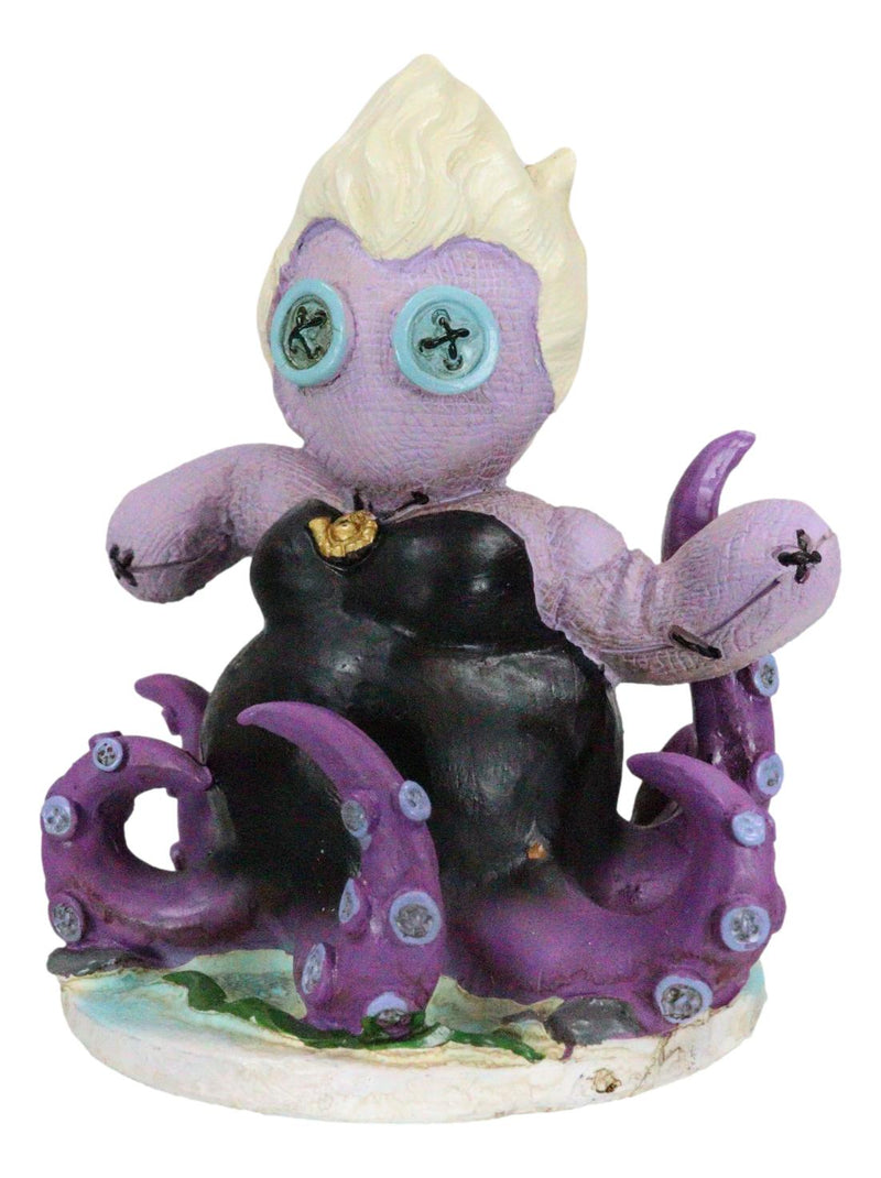 Sea Octopus Witch Ursula Pinheadz Halloween Monster In Voodoo Stitches Figurine