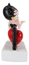 Blowing Kisses I Heart Love Betty Boop Word Art Sign Desktop Plaque Figurine