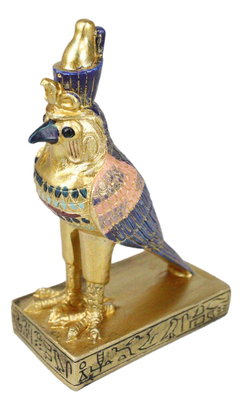 Egyptian God Of The Sky And War Horus Falcon Bird Dollhouse Miniature Statue