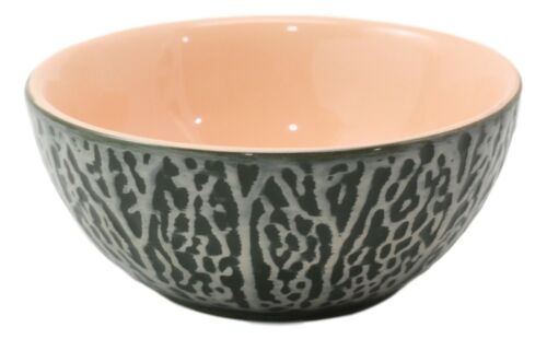 Ceramic Gourmet Presentation Fruity Cantaloupe Design Small Dipping Bowls Set