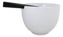 Whimsical Ceramic White Giant Panda Bear Ramen Noodle Bowl With Chopsticks Set