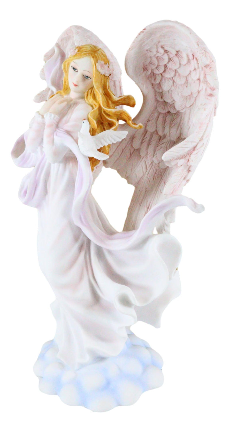 Ebros Heavenly Seraphim Angel Of Wisdom And Worship With Doves On
