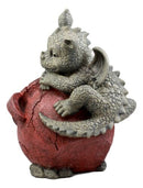 Naughty Climbing Dragon Baby Planter Pot Home Patio Garden Decor Statue 13"H