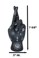 Psychic Fortune Teller Chirology Palmistry Hand Astrology Fingers Crossed Decor