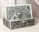 Ouija Spirit Board Scrying Trance Skull Decorative Jewelry Box with Planchette