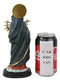 Ebros Gift Our Lady of Seven Sorrows Mater Dolorosa Standing Blessed Virgin Mary Statue On Pedestal Base with Brass Inscription 8.5" Tall Figurine