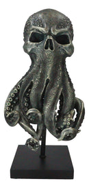 Fantasy Myths Sea God Cthulhu Kraken Octopus Head On Museum Pole Stand Figurine