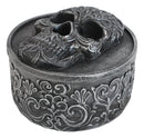 Day Of The Dead Secrets Of The Macabre Gothic Tooled Floral Skull Decorative Box