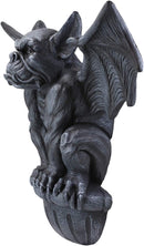 Ebros Large Gothic Winged Gargoyle On Ledge Wall Decor Hanging Sculpture 20"W