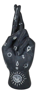 Psychic Fortune Teller Chirology Palmistry Hand Astrology Fingers Crossed Decor