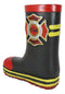 Fire Fighters Fireman Red Black and Yellow Boot Stationery Holder Flower Vase