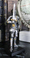 Suit Of Armor Medieval Knight Guard With Broad Shield and Sword Mini Figurine